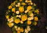 bouquet rond jaune